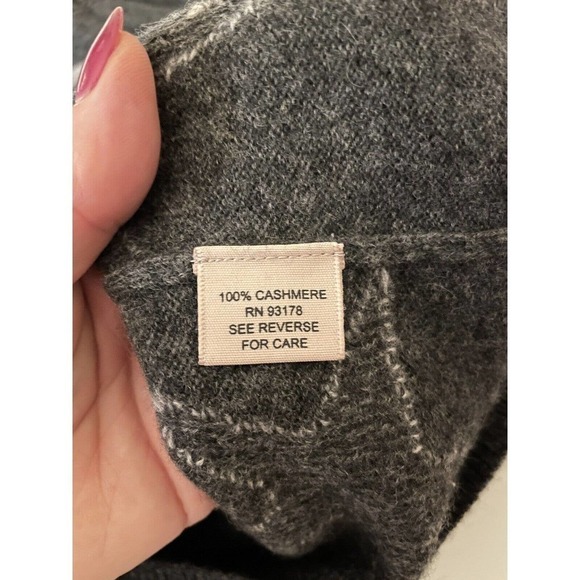 Philosophy Womens Cashmere Stars Crewneck Sweater Gray Size XS - Picture 7 of 8